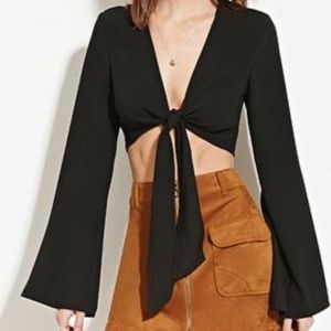 Tied Crop Top | Green | Forever 21 | NEW W/O TAGS!